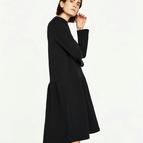 NWOT Zara Sweater Dress with Ring Zipper, XS - Picture 5 of 9